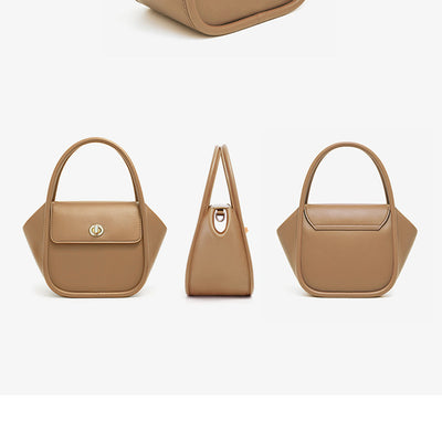 Bolso Tote de Cuero con Ala Cruzada - Image 7