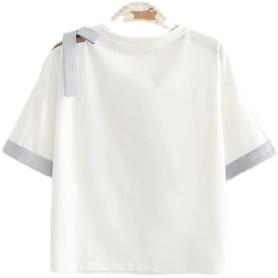 Playera Corta de Gato Adorable para Primavera y Verano - Image 5
