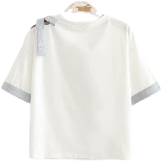 Playera Corta de Gato Adorable para Primavera y Verano - Image 5