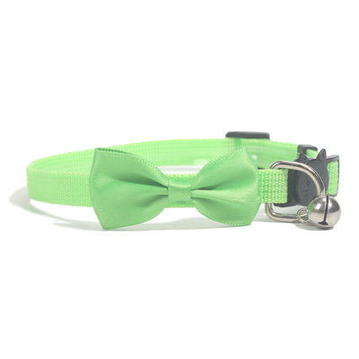 Collar Ajustable para Mascotas con Moño, Campana y Hebilla de Seguridad - Image 21