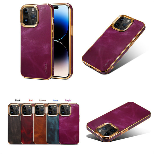 Funda de Cuero para Teléfono - Protección Premium