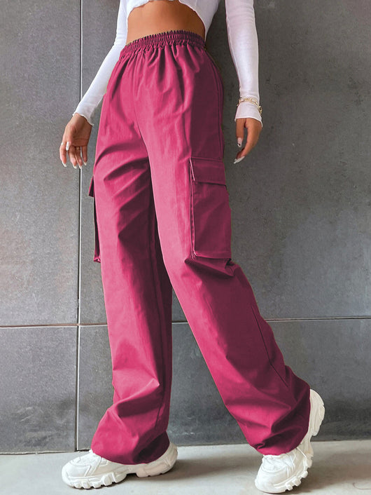 Pantalón de Trabajo Talle Alto con Bolsillos - Corte Clásico Mujer - Image 7