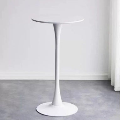 Mesa Alta Redonda para Negociaciones y Café - Diseño Moderno Leisure Home - Image 5