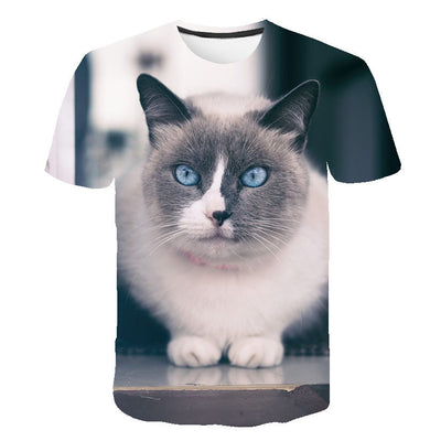 Playera Holgada con Estampado Cartoon Digital para Hombre - Image 9