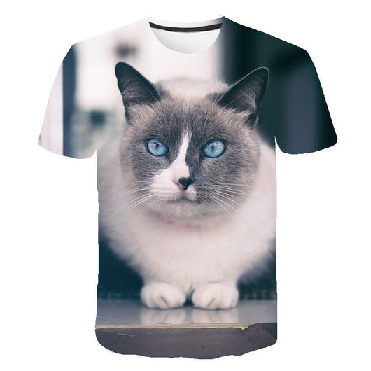 Playera Holgada con Estampado Cartoon Digital para Hombre - Image 9
