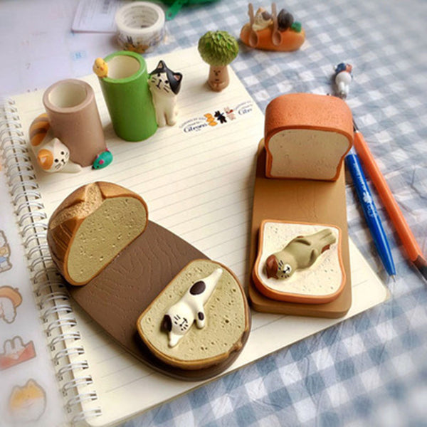 Soporte para Celular Pareja de Gatos Toast Bag - Resina Sintética