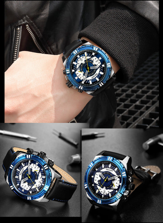 Reloj de Cuarzo en Cuero para Hombre - Deportivo y Elegante - Image 5