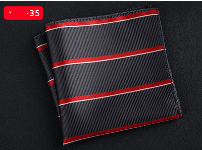 Pañuelo Cuadrado Retro con Bordado Texturizado para Hombre - Image 42