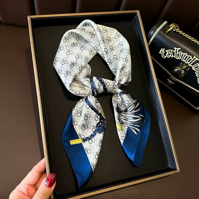 Pañuelo Cuadrado Protector Cuello Mujer - Diseño Elegante y Versátil - Image 23