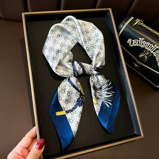 Pañuelo Cuadrado Protector Cuello Mujer - Diseño Elegante y Versátil - Image 23