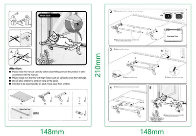 Cama Felina Multiestación: Hamaca de Ventana para Todas las Estaciones - Image 14