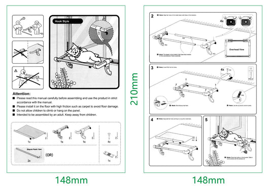 Cama Felina Multiestación: Hamaca de Ventana para Todas las Estaciones - Image 14
