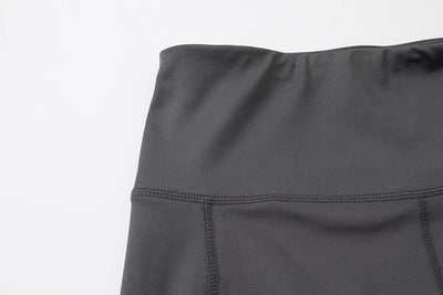 Shorts Deportivos Cintura Alta con Bolsillos Diagonales - Mallas de Entrenamiento Secado Rápido - Image 13