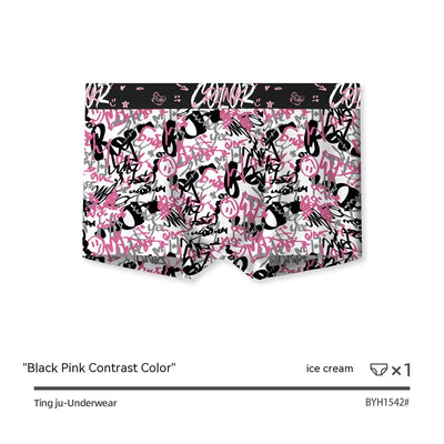 Calzoncillos Boxer Tipo Brief Negro y Rosa Transpirables con Protección Antibacteriana para Hombre - Image 4