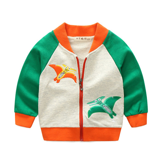 Abrigo Infantil Estampado Europeo Americano con Diseños Divertidos - Image 17