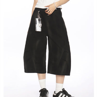 Shorts de Trabajo Vintage Teñido Artesanal para Mujer - Image 12