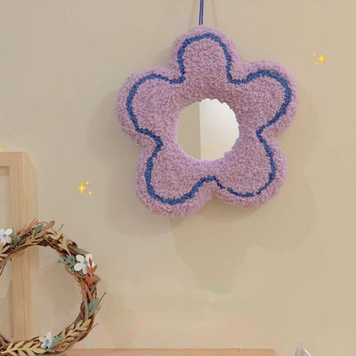 Kit de Espejo Decorativo con Flores DIY - Material para Manualidades