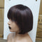 Peluca Bob Flequillo Cabello Humano Doble Tracción