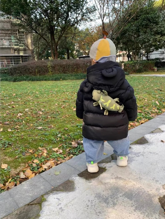 Mochila Infantil Camaleón Verde - Bolsa Escolar Adorable para Niños - Image 9