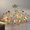 Nordic Minimalist Ceiling Lamp with Natural Agate