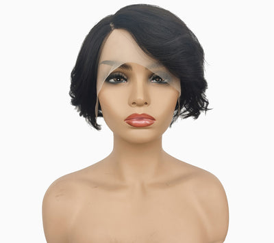 Peluca de Cabello Natural con Encaje Frontal para Mujeres - Image 9