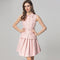 Vestido Curto Elegante com Paetês e Babados