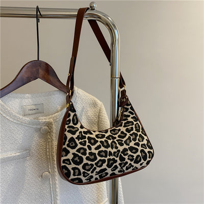 Bolso Cuadrado Retro con Estampado Asimétrico - Image 5