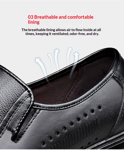 Zapatos Casuales de Cuero Genuino para Hombre - Suela Plana Antideslizante - Image 27