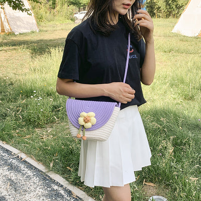 Bolsa de Paja con Flores para Mujer - Estilo Verano - Image 27