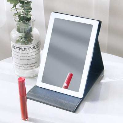 Espejo de Maquillaje Portátil con Luz LED Plegable - Image 15