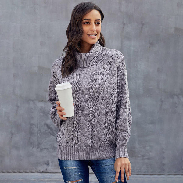 Suéter Oversize Cálido Talla Grande - Diseño Europeo Minimalista