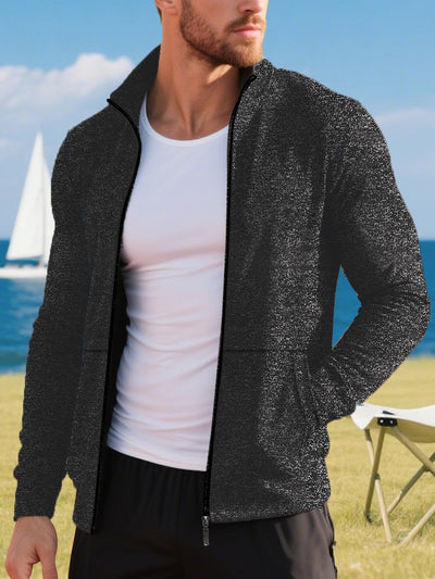 Chaqueta Polar con Cierre Frontal para Hombre Talla Grande - Image 13
