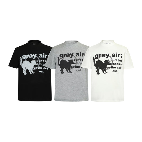 Camiseta Estampada con Gatitos para Hombre
