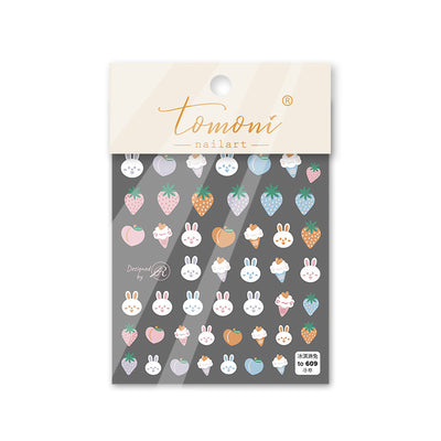 Stickers de Uñas 5D con Relieve Adhesivo - Diseño Simple y Adorable - Image 11