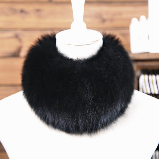 Cuello Falso de Piel de Zorro Sintética para Invierno - Collar Elegante para Mujer - Image 17