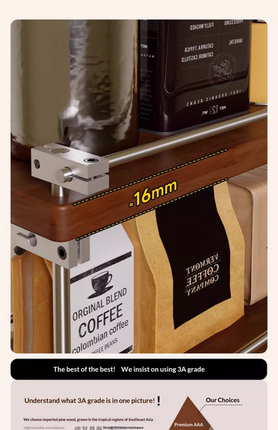 Repisa Estante para Máquina de Café Estilo Retro Moderno - Image 15