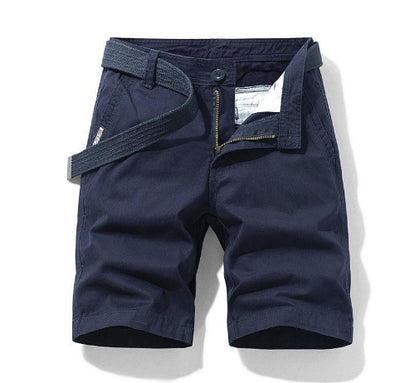 Pantalones Cortos Casuales para Hombre Estilo Coreano Ajuste Slim Algodón - Image 6