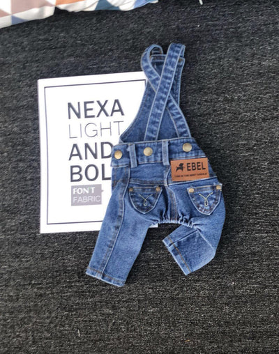 Ropa para Perros - Jeans con Tirantes Estilo Clásico - Image 2