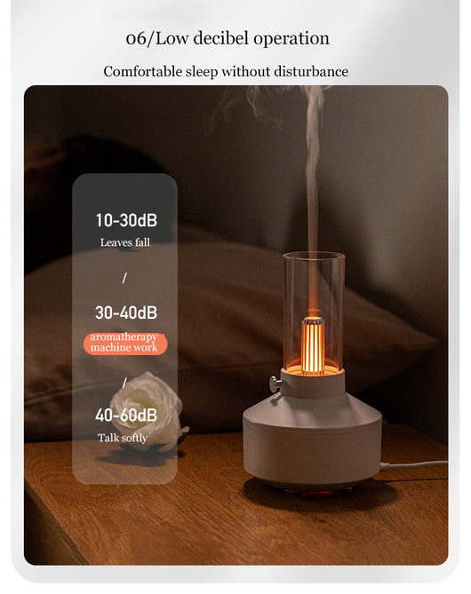 Humidificador Ultrasónico Retro 150ml con Luz Nocturna y Difusor de Aromas - Image 12