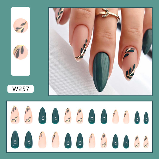 Diseño de Uñas Acrílicas Brillantes Dobles - Image 2