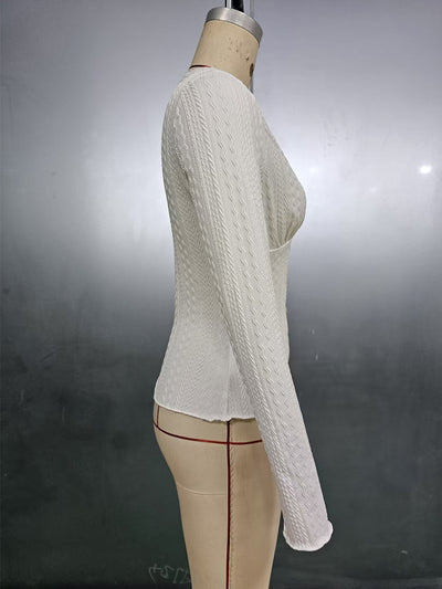 Polera Base Slim Manga Larga para Mujer - Image 10