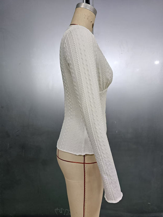 Polera Base Slim Manga Larga para Mujer - Image 10
