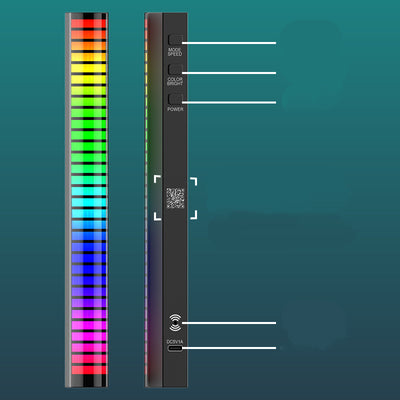 Luz Ambiental RGB Sincronizada con Música para Auto y Hogar con Control por Voz - Image 30