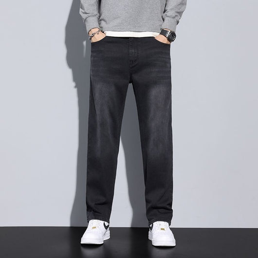 Pantalones Jeans Loose Straight Casual para Hombre - Image 4