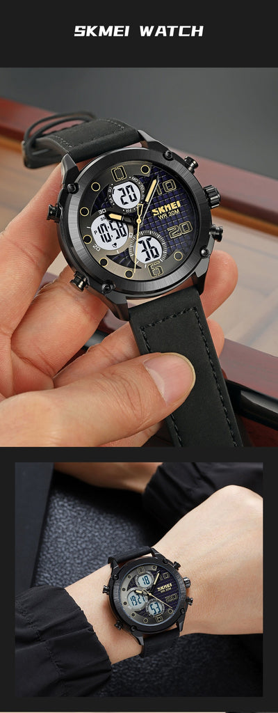 Reloj Deportivo Hombre Doble Movimiento Electrónico Multifuncional - Image 24