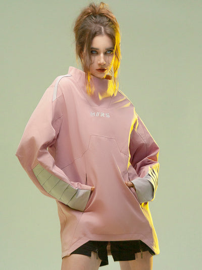 Abrigo Pullover con Corte Vertical Estructurado - Image 4