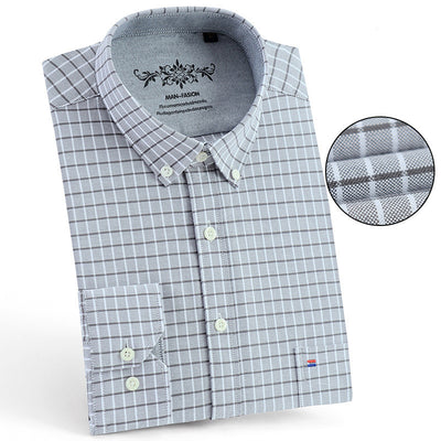 Camisa Casual de Botones Cuello Clásico Colores Sólidos - Image 13