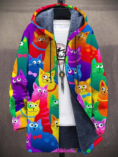 Chaqueta de Cuello Parado con Estampado Digital para Hombre - Image 16
