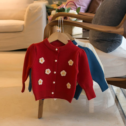 Cardigan Infantil Floral para Niñas - Image 14