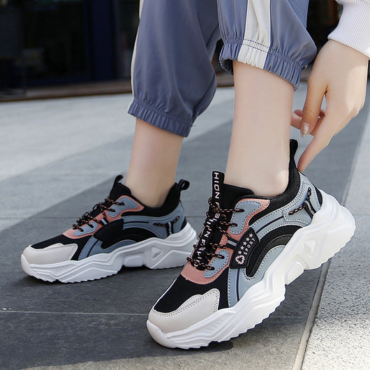 Zapatillas Deportivas Gruesas Blancas para Mujer - Estilo Trendy Casual Primavera Verano - Image 13